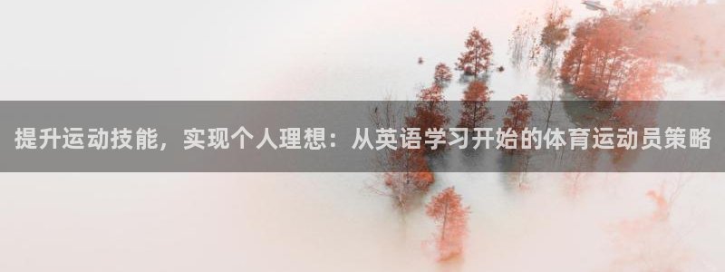 一竞技官网下载软件：提升运动技能，实现个人理想：从英