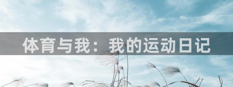 一竞技官网下载注册：体育与我：我的运动日记